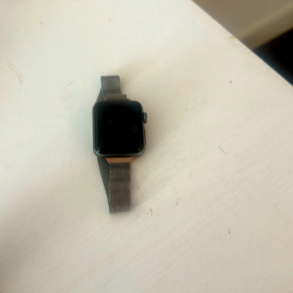 Apple Watch with charger